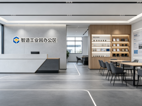 黄岛办公室设计-工业园厂房办公区装修：功能划分与舒适办公环境的融合设计