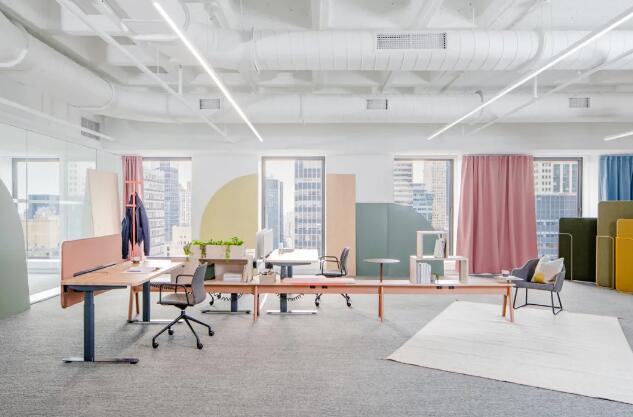 Studio Hopkins 为 Pair 黄岛办公室设计的新模块化办公家具系列